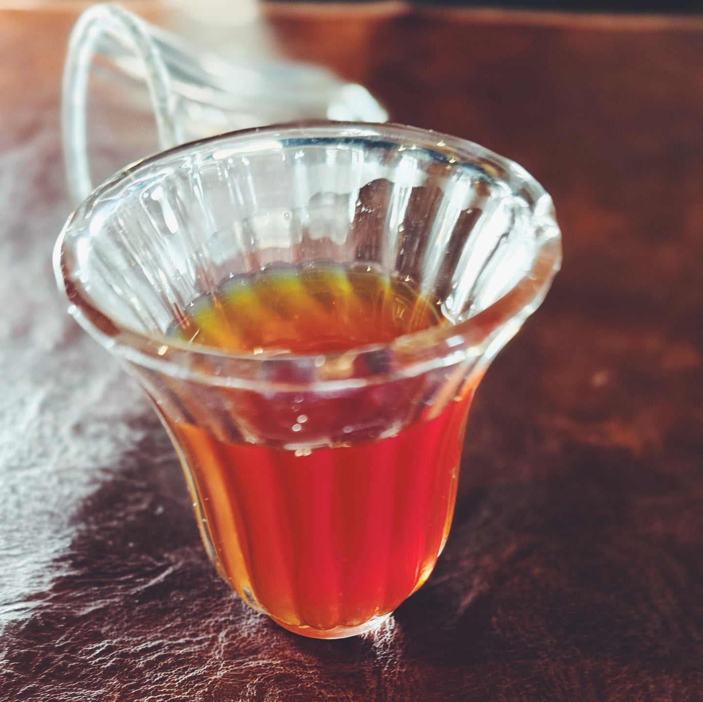 Flute glass cup set