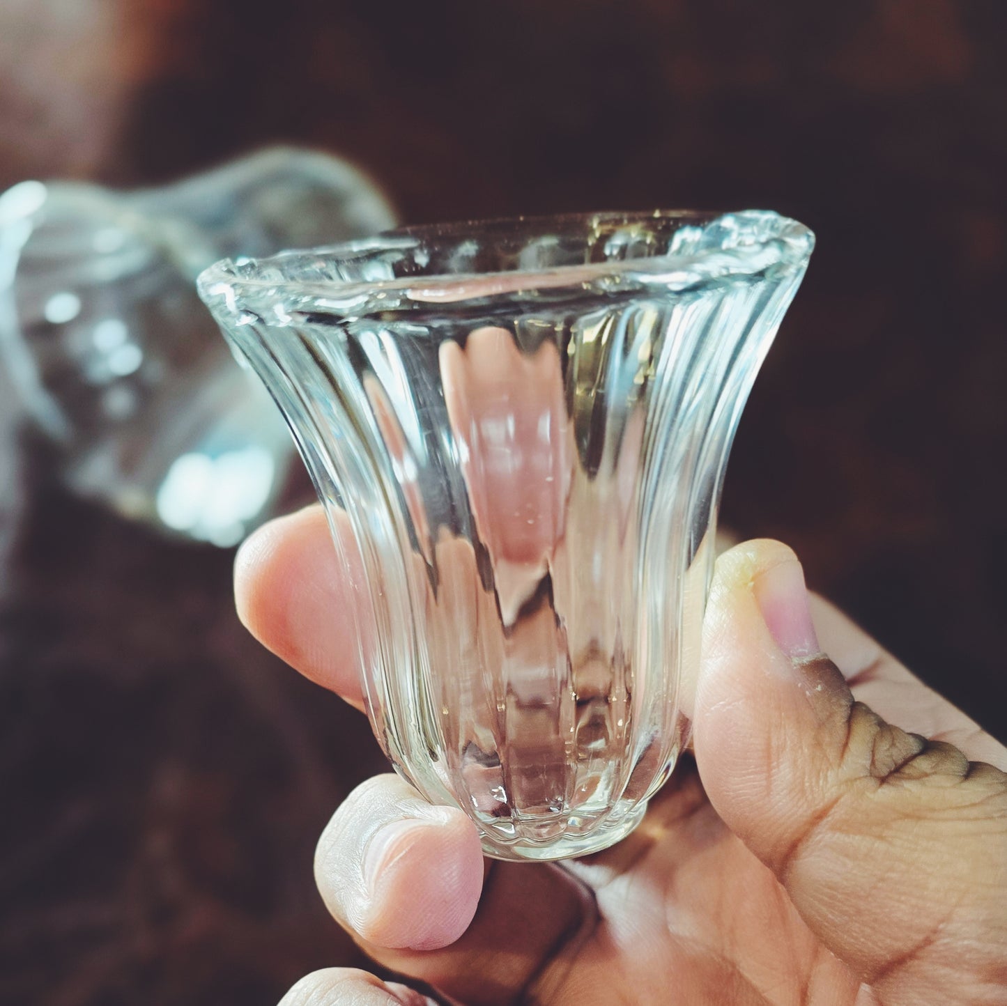 Flute glass cup set